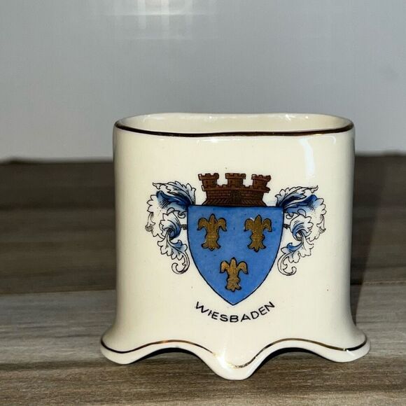 Wiesbaden M. Budich German Beer Eye Glass Holder/Business Card/Toothpick/Ink Pen - Picture 2 of 9